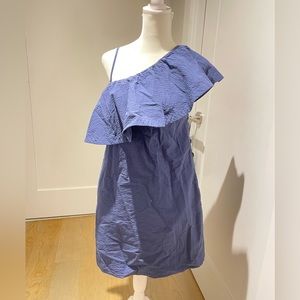 Cuyana One Shoulder Cotton Dress